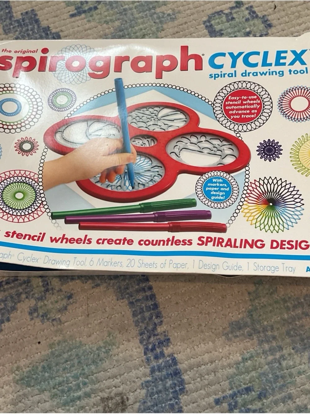Cyclex Spiral Drawing Toy - Red